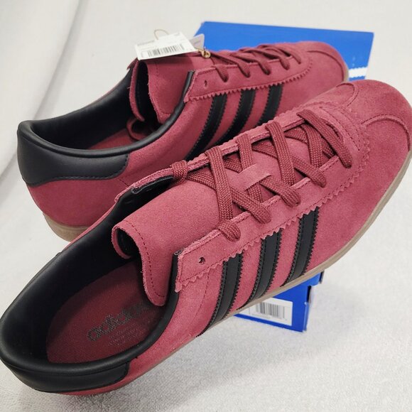 NWB- Adidas Originals STADT 'Burgundy' Casual Sneakers- Men- Size: 10 (JQ9009) - Picture 7 of 14